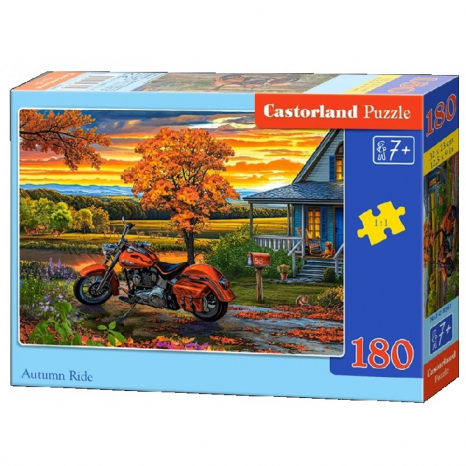 Пазл "Осіння поїздка", 180 ел, 32х23 см, Castorland