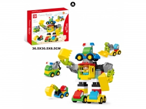 Конструктор з крупними деталями  Робот 49 елементів 188-420