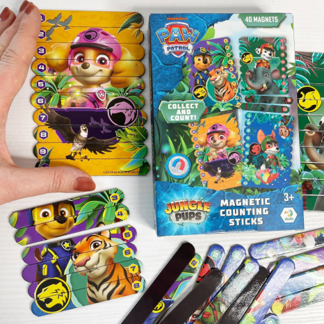 Магнітні палички-пазл для рахування "Джунглі" , 40 магнітних елементів, 200654 Dodo