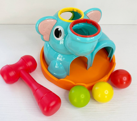 Игра-стукалка с шариками Слонёнок HE 0283