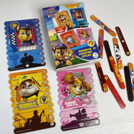 Магнітні палички-пазл для рахування "Герої-рятувальники", 40 елементів, 200652 Dodo
