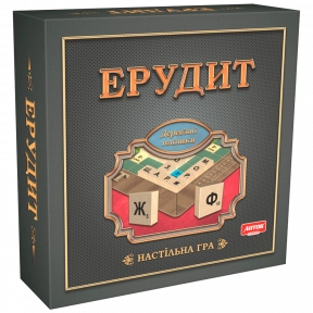 Настольная игра с деревянными плашками "Эрудит Делюкс", ArtosGames