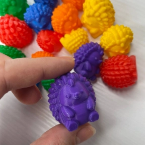 Набор цветных ежиков большой-средний-малый PLA