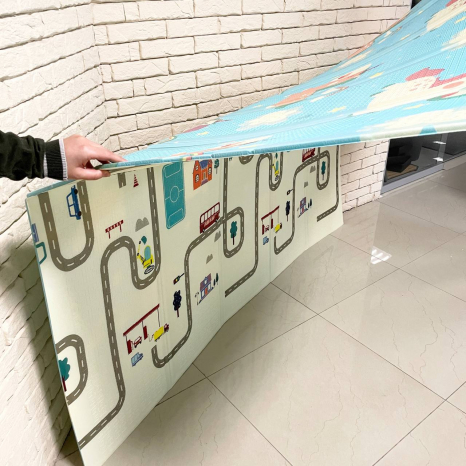 Термокилимок для дітей двосторонній, складний (бебіпол для малюків), розмір 200 х 180 х 1 см, CARRELLO 200 XPE