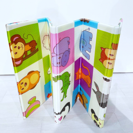 Термокилимок для дітей двосторонній, складний (бебіпол для малюків), розмір 200 х 180 х 1 см, CARRELLO 200 XPE