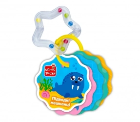Картки на кільці з брязкальцем Підводні мешканці, Vladi Toys. VT2000-32