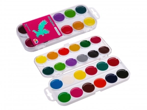 Краска акварельная медовая (акварель) Гамма "Увлечения" 24 цвета 200109