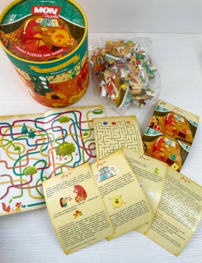 Пазл та гра "Обсерваційний. Як звірі пори року зустрічали" 200110 MON puzzle