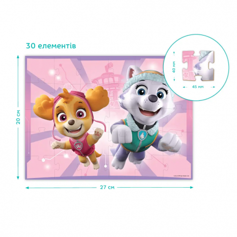Пазл «Paw Patrol» Щенки патруля 30 элементов Додо / Dodo 200144