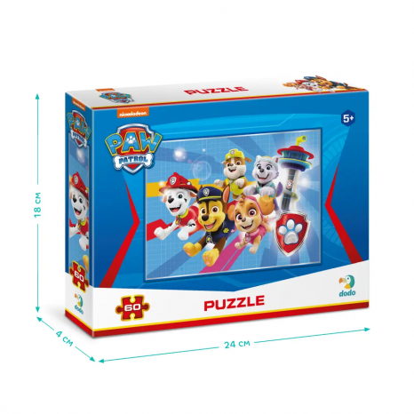 Пазлы Paw Patrol Щенячий патруль 60 элементов  Додо / Dodo 200147