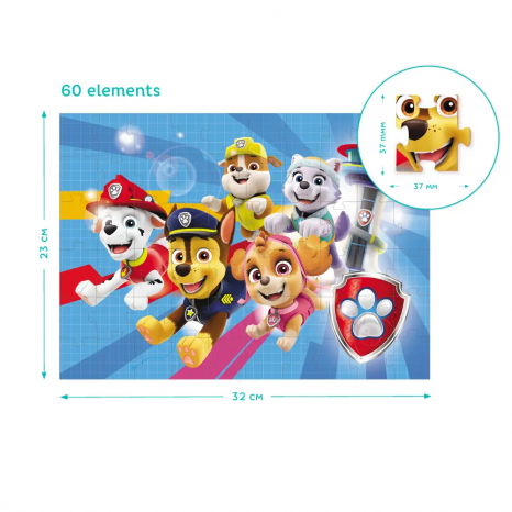 Пазлы Paw Patrol Щенячий патруль 60 элементов  Додо / Dodo 200147