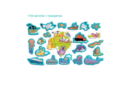 Магнітна мапа світу (континенти)  200201 Dodo