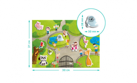 Розвиваюча гра Магнітний зоопарк 200207 Dodo