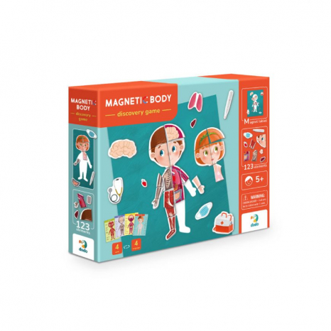 Розвиваюча магнітна гра - пазл Будова тіло. Анатомія людини Dodo 200220