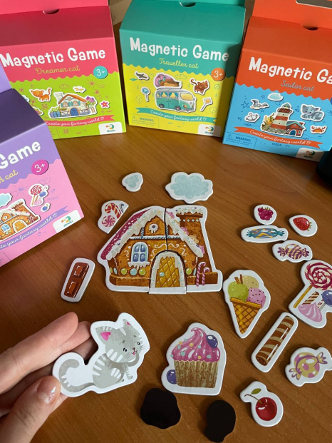 Магнітна гра «Котик-ласунчик» 200233  Додо Dodo