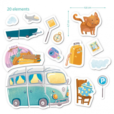 Магнітна гра «Котик-мандрівник» 200234 Додо Dodo