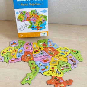 Дитячий пазл Магнітна мапа України, Додо / DODO, 200241