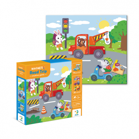 Магнітна гра Дорожні пригоди (магніти транспорт) Додо Dodo 200244