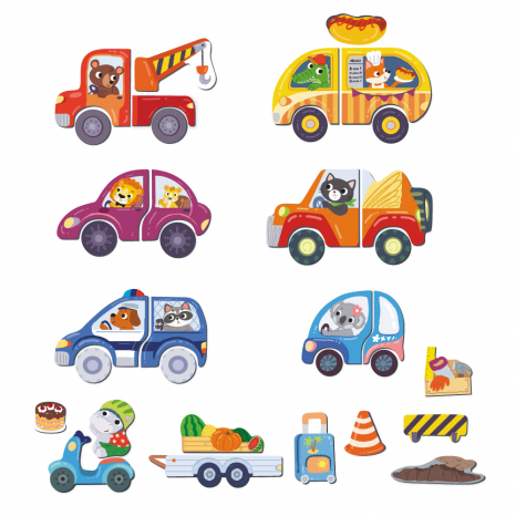 Магнітна гра Дорожні пригоди (магніти транспорт) Додо Dodo 200244