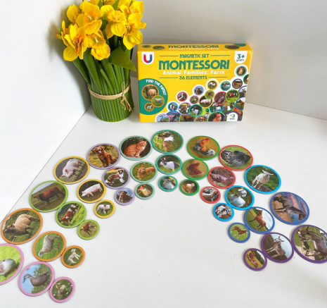 Магнітний набір Монтесорі Родини тварин: ферма Dodo Додо 200271