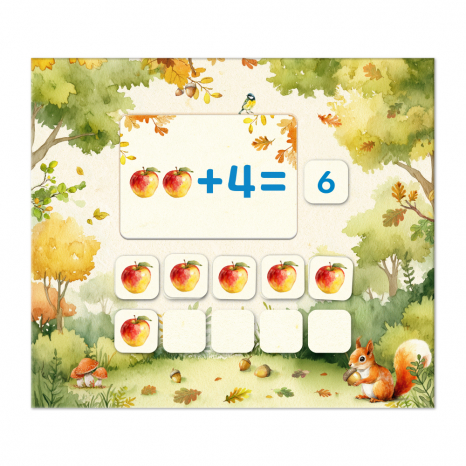 Магнітна розвиваюча гра  Рахунок в межах 10 Dodo Додо 200317