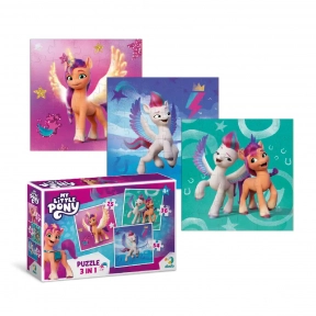 Пазл 3 в 1 (25, 36 и 54 эл.) «My Little Pony» Зипп и Санни Dodo / Додо 200384