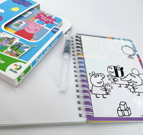 Книжка-раскраска Рисуй водой  Peppa Pig. DoDo 200443