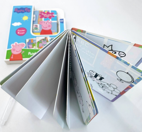 Книжка-раскраска Рисуй водой  Peppa Pig. DoDo 200443