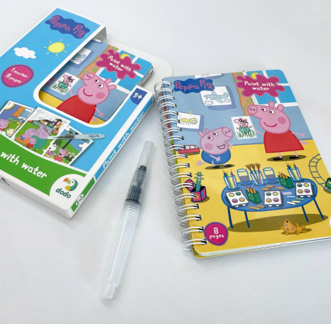 Книжка-раскраска Рисуй водой  Peppa Pig. DoDo 200443