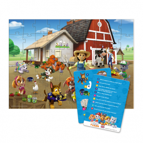 Вімельпазл на 60 елементів Щенячий патруль «Paw Patrol. На фермі», 60 елементів, Dodo. 200452