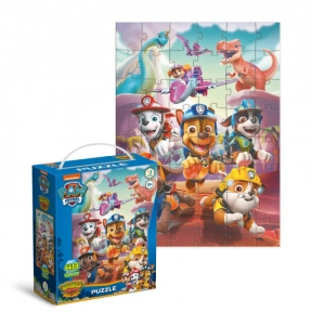 Дитячий картонний пазл Щенячий патруль Paw Patrol. Dino Rescue. DODO / ДОДО