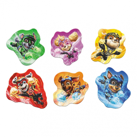 Пазли 6 в 1  4 - 6 - 8 елементів Щенячий патруль Paw Patrol Герої Бухти пригод 200536 Dodo Додо