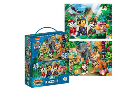 Дитячий пазл 2 в 1 "Пригоди У Джунглях",DoDo, 200572
