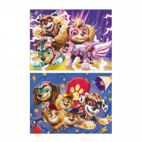 Картонные детские пазлы 2в1 (24 и 36 эл.) Щенячий патруль: Сохраняем мир в безопасности 200573 Dodo