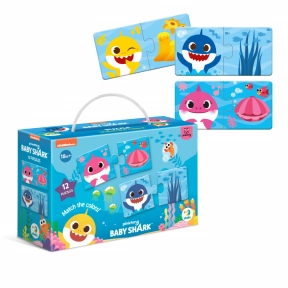 Пазл Дуо Baby Shark: З'єднай кольори 200586 Dodo