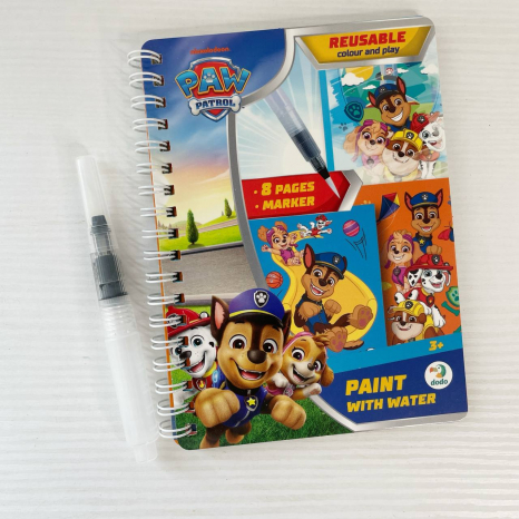 Набір водних розмальовок 200629 "Малюй водою: Щенячий патруль. Вихідні" DoDo