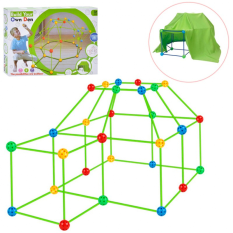 Конструктор - намет Build your own den 87 деталей 2020-36A