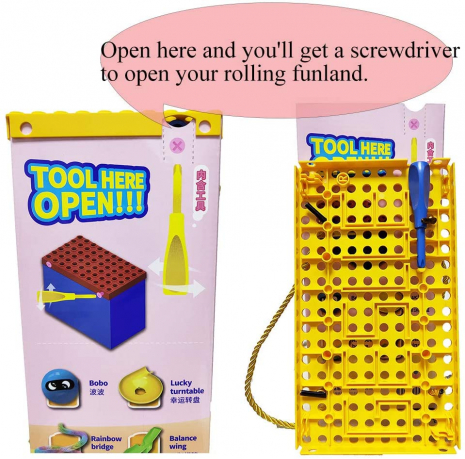 Конструктор з пружинками Rolling Funland, 203 деталі 202102 Geslle