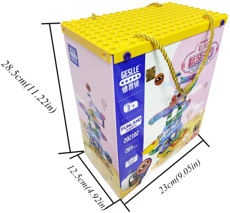 Конструктор з пружинками Rolling Funland, 203 деталі 202102 Geslle