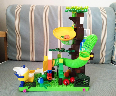 Конструктор з пружинками Rolling Funland, 191 деталь 202402 Geslle