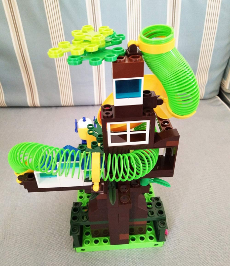 Конструктор з пружинками Rolling Funland, 191 деталь 202402 Geslle