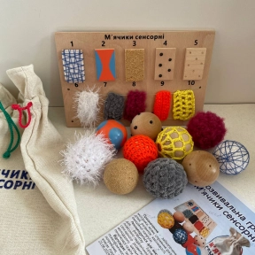 Гра HEGA М'ячики Сенсорні тактильна розвивальна дидактична