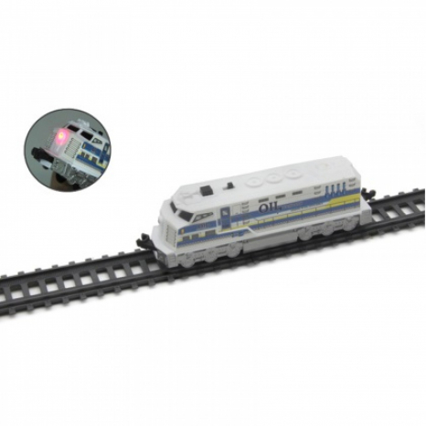 Іграшкова залізниця з підйомним краном