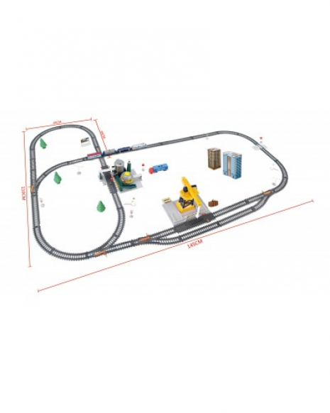 Дитяча іграшкова залізниця з аквастанцією 2087