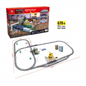 Дитяча іграшкова залізниця з аквастанцією 2087