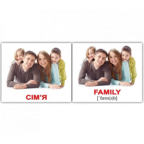 Картки Домана міні Сім'я/ Family від Вундеркінд з пелюшок 2100064271519