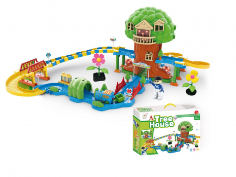 Дитяча іграшка конструктор залізниця 2157 81 деталь