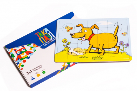 ТАКА ПАЗЛ - набір 3 в 1 "Песик" Така Мака. 220001-UA