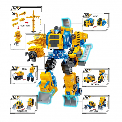 Ігровий набір машинки - трансформери - робот