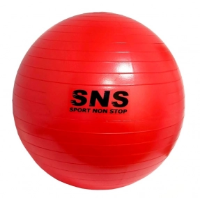 М'яч для фітнесу (фітбол) SNS 55 см червоний FB-55-С